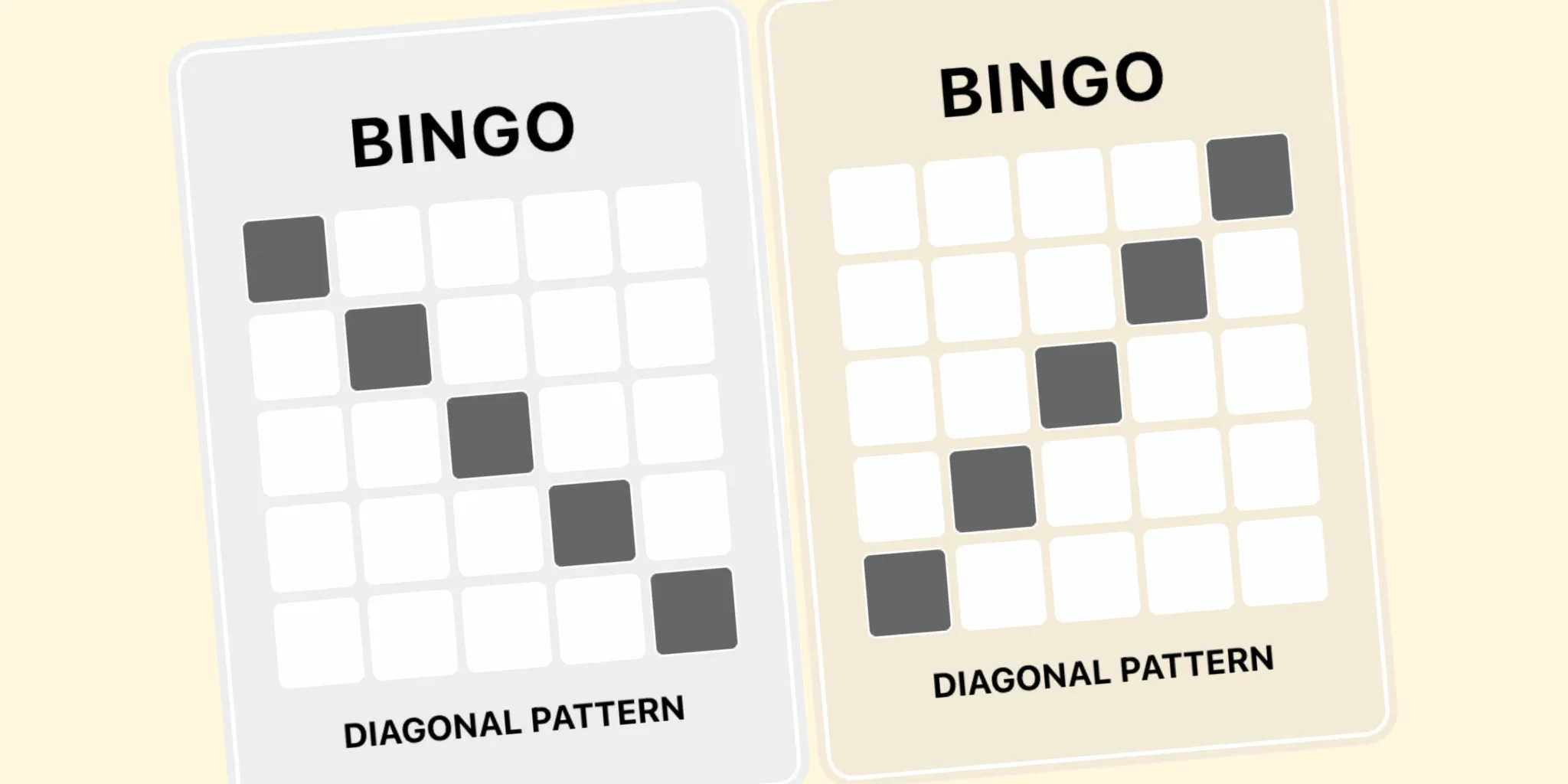 Diagonal Bingo Pattern – Examples, Rules, Payouts & FAQ