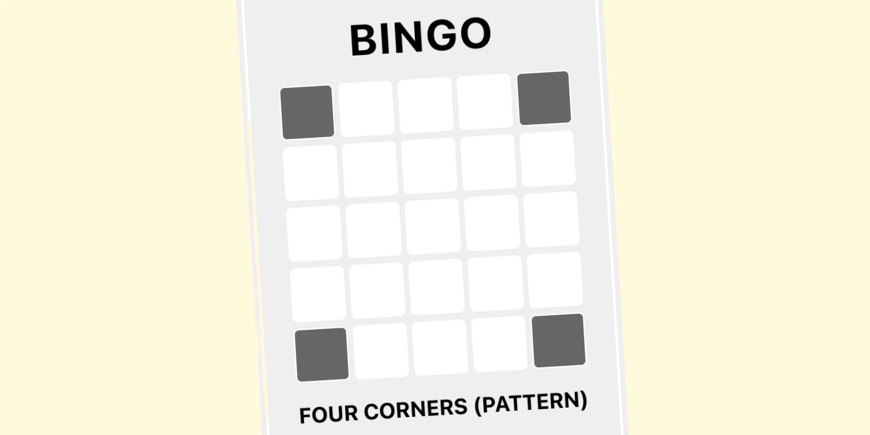 Four Corners Pattern (Bingo) – Rules, Example & How To Win